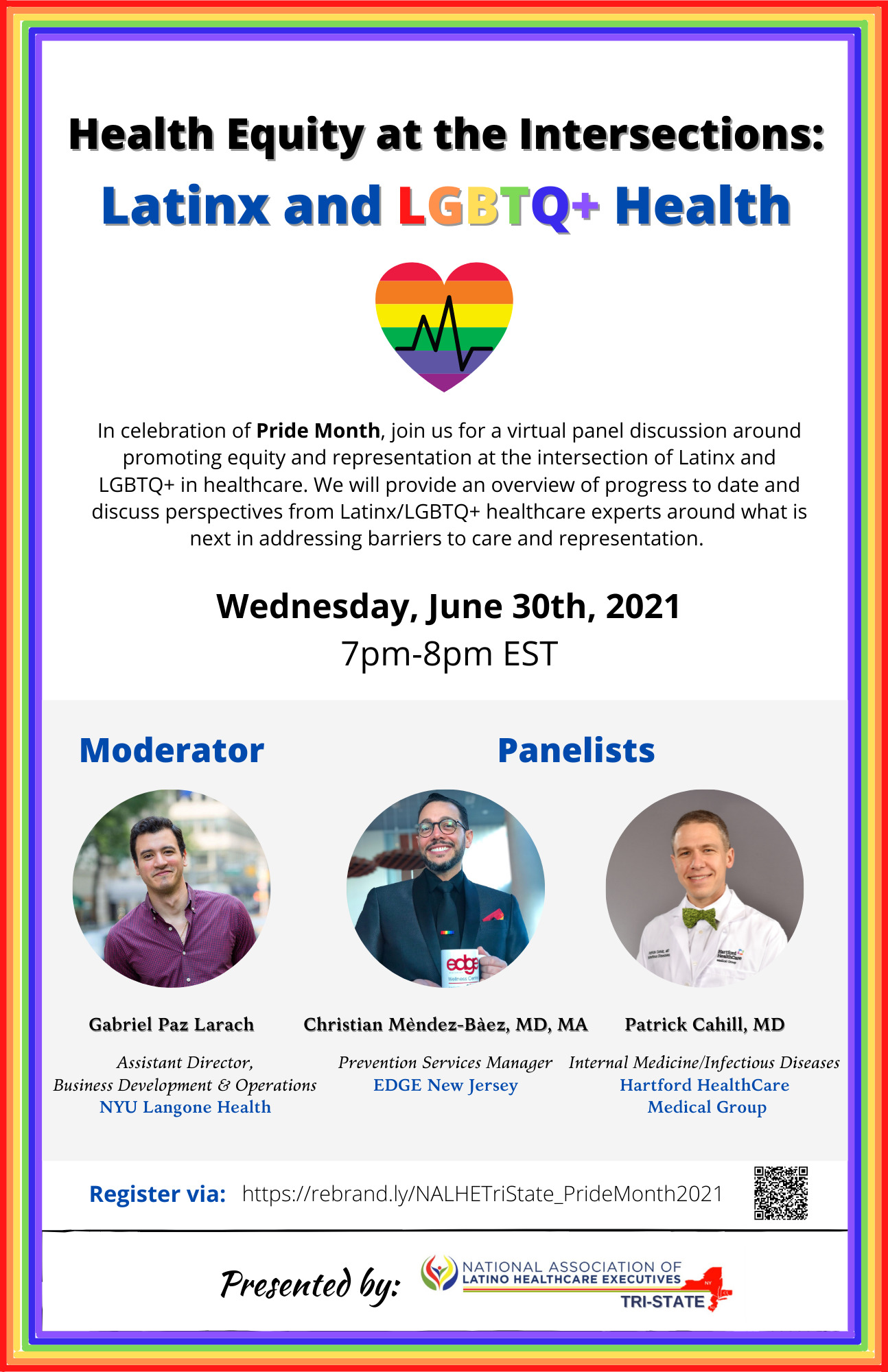 NALHE Tri State Health Equity at the Intersections Latinx and LGBTQ Health 6.30.2021 - Health Equity at the Intersections: Latinx and LGBTQ+ Health